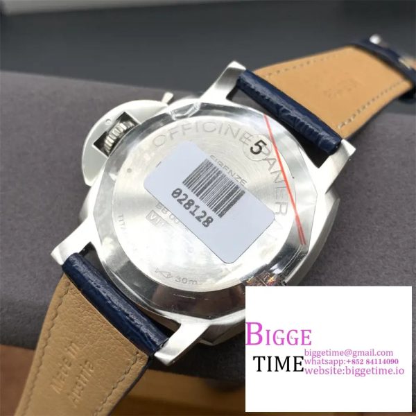 PAM927 Luminor Due VSF Best Edition Blue Dial on Blue Leather Strap AXXXIV - Image 6