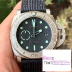 PAM984 Mike Horn Submersible VSF 1:1 Best Edition Black Dial on Black Nylon Strap P.9010