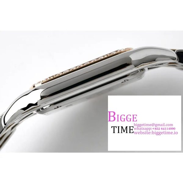PANTH??RE 27mm Ladies RG/SS Diamond Bezel White Dial RG/SS Bracelet BVF Swiss Quartz - Image 7