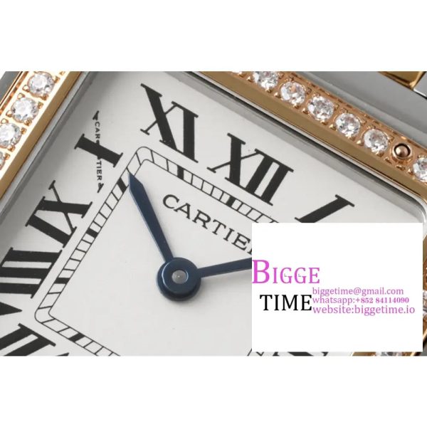 PANTH??RE 27mm Ladies RG/SS Diamond Bezel White Dial RG/SS Bracelet BVF Swiss Quartz - Image 4