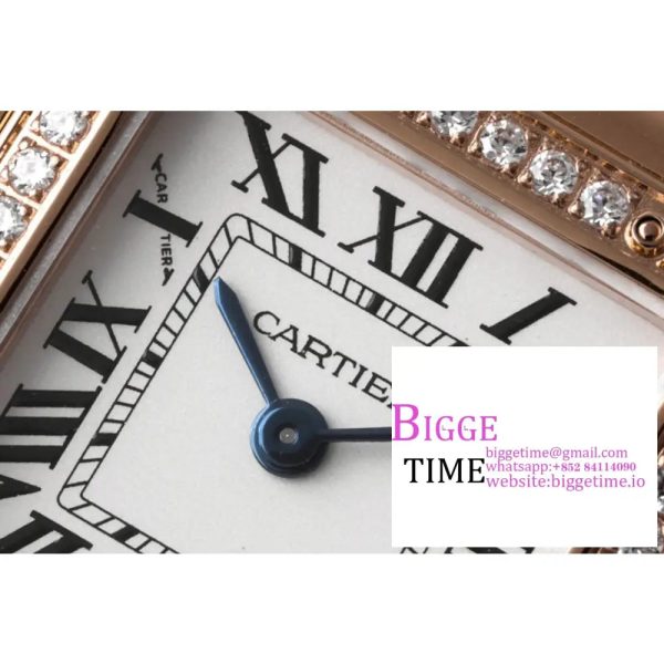Panthère Ladies 22mm RG AF 1:1 Best Edition White Dial Diamonds Bezel on RG Bracelet Ronda Quartz - Image 2