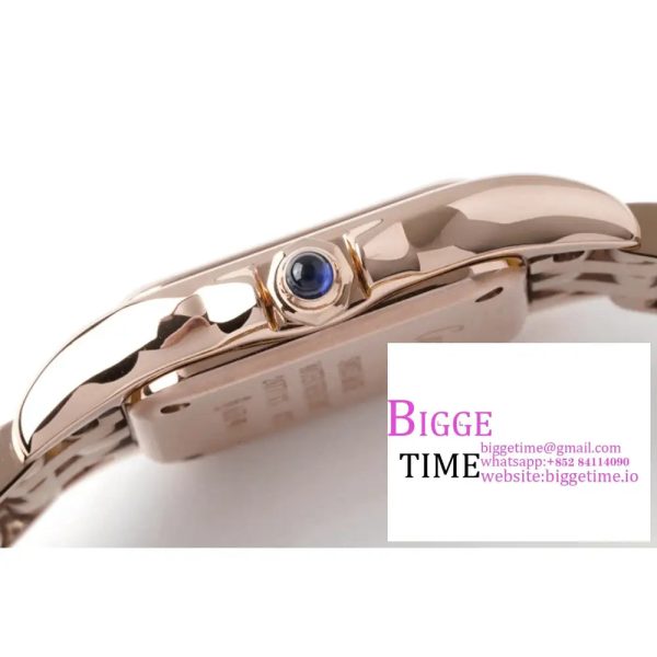 Panthère Ladies 22mm RG AF 1:1 Best Edition White Dial on RG Bracelet Ronda Quartz - Image 6