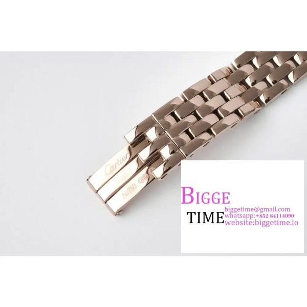 Panthère Ladies 22mm RG AF 1:1 Best Edition White Dial on RG Bracelet Ronda Quartz - Image 7