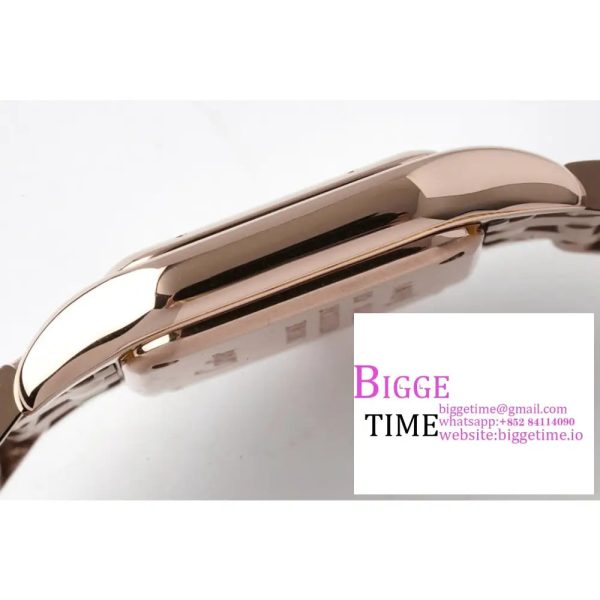 Panthère Ladies 22mm RG AF 1:1 Best Edition White Dial on RG Bracelet Ronda Quartz - Image 5