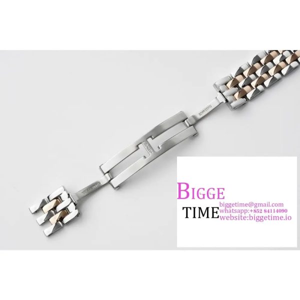 Panthère Ladies 22mm SS/RG AF 1:1 Best Edition White Dial Diamonds Bezel on SS/RG Bracelet Ronda Quartz - Image 6