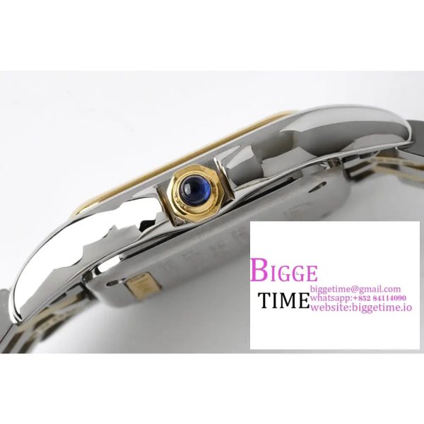 Panthère Ladies 22mm SS/YG AF 1:1 Best Edition White Dial on SS/YG Bracelet Ronda Quartz - Image 6