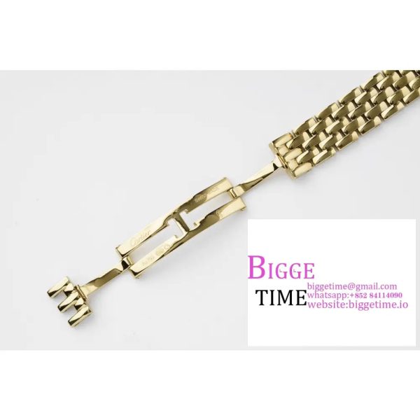 Panthère Ladies 22mm YG AF 1:1 Best Edition White Dial on YG Bracelet Ronda Quartz - Image 7