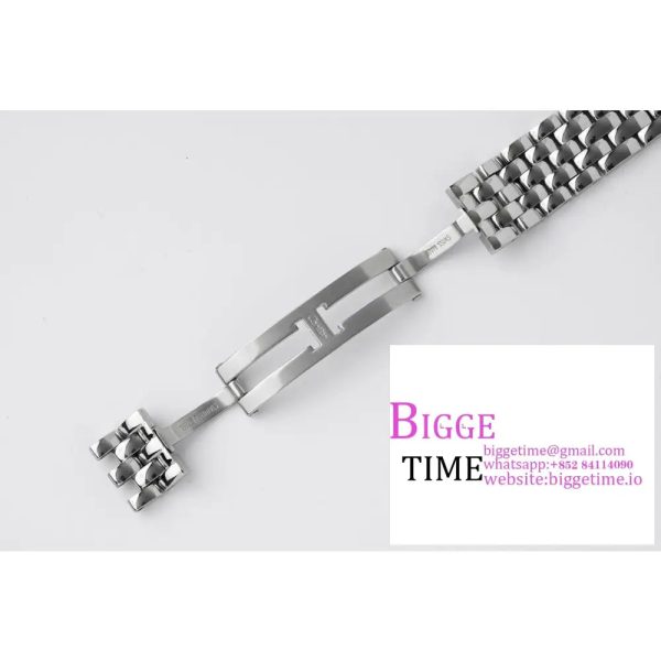 Panthère Ladies 27mm SS AF 1:1 Best Edition White Dial Diamonds Bezel on SS Bracelet Ronda Quartz - Image 5