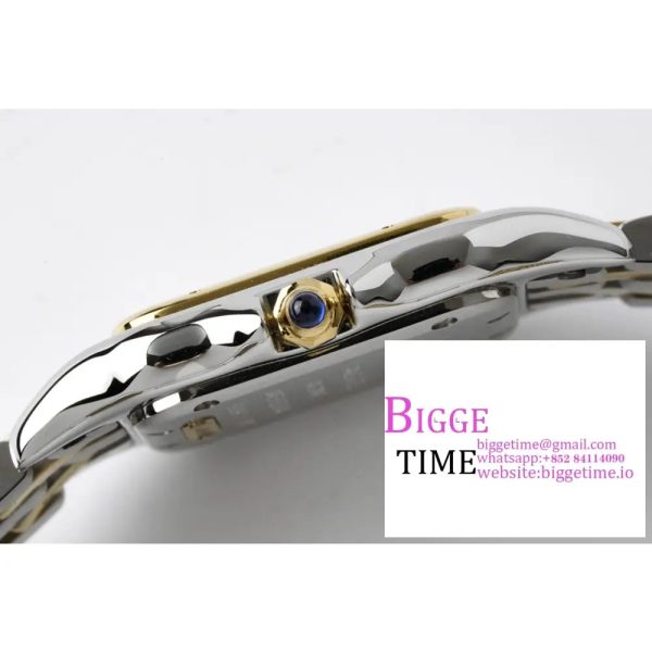 Panthère Secrete Ladies  K11 27mm SS/YG 1:1 Best Edition White Dial on SS/YG Bracelet Ronda Quartz - Image 6