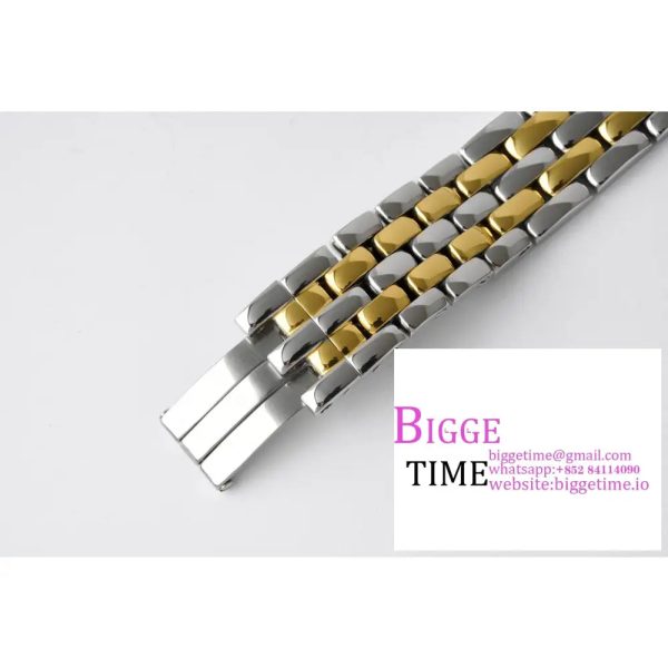 Panthère Secrete Ladies  K11 27mm SS/YG 1:1 Best Edition White Dial on SS/YG Bracelet Ronda Quartz - Image 7