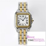 Panthère Secrete Ladies  K11 27mm SS/YG 1:1 Best Edition White Dial on SS/YG Bracelet Ronda Quartz