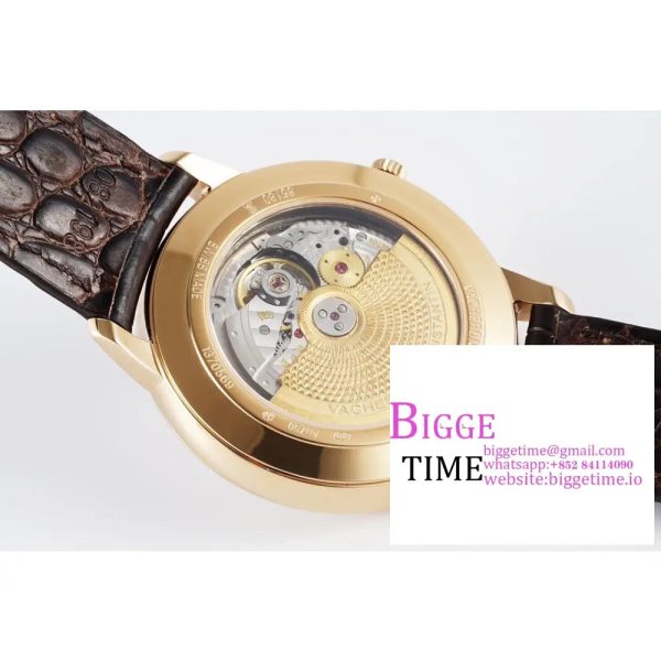 Patrimony Date RG PPF 1:1 Best Edition White Dial on Brown Leather Strap MIYOTA 9015 - Image 9