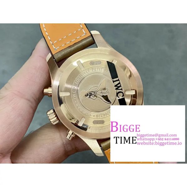 Pilot Chrono IW377721 "Le Petit Prince" SS ZF 1:1 Best Edition on Brown Leather Strap A7750 - Image 9