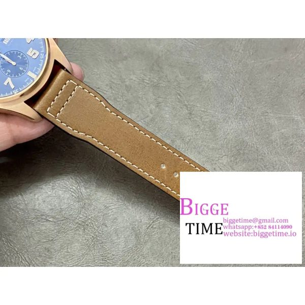 Pilot Chrono IW377721 "Le Petit Prince" SS ZF 1:1 Best Edition on Brown Leather Strap A7750 - Image 6