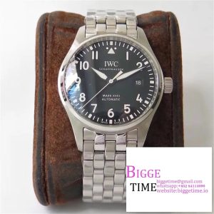 Pilot Mark XVIII IW327015 MKF 1:1 Best Edition Black Dial on SS Bracelet A2892