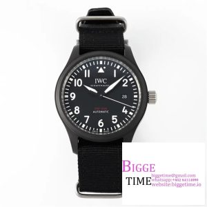 Pilot’s Watch Top Gun Black Ceramic IW326901 ZF 1:1 Best Edition on Black Nylon Strap A32111