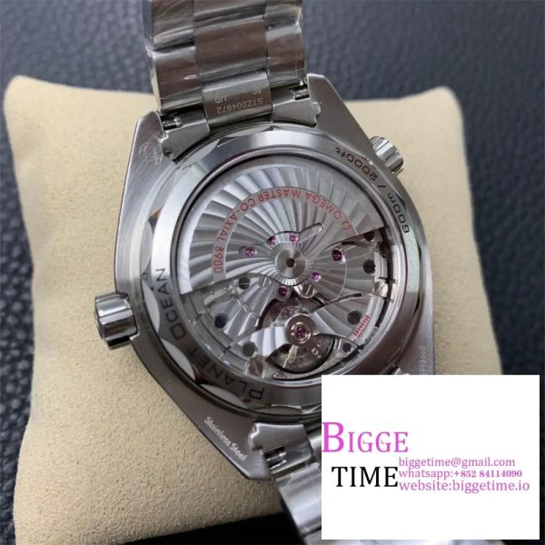 Planet Ocean 600M 39.5mm SS VSF 1:1 Best Edition Black Dial on SS Bracelet A8800 - Image 8