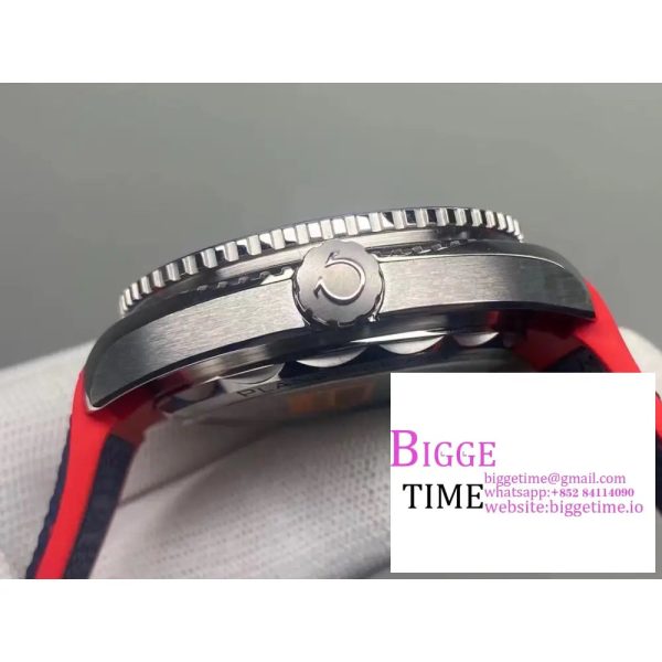 Planet Ocean 600M Olympic Pyeongchang 43.5mm Blue Dial Blue Rubber Strap VSF A8900 - Image 7