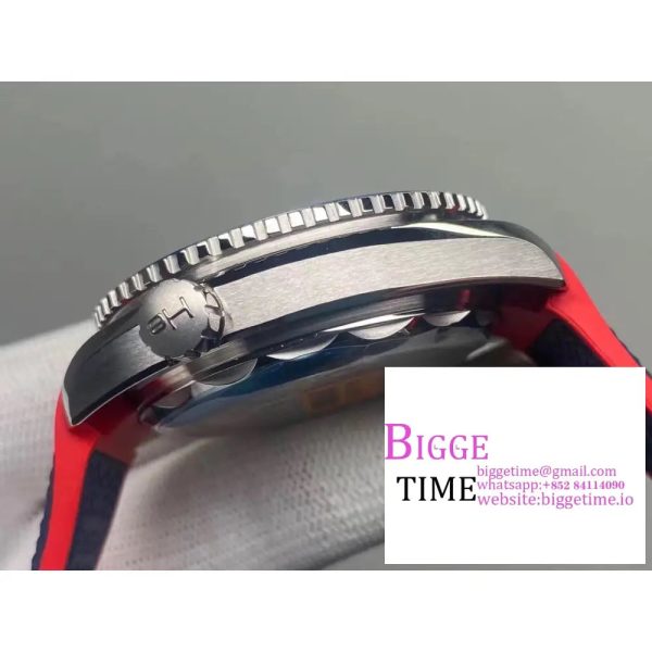 Planet Ocean 600M Olympic Pyeongchang 43.5mm Blue Dial Blue Rubber Strap VSF A8900 - Image 6