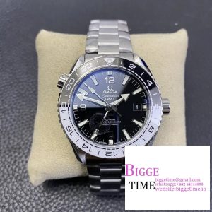 Planet Ocean 600M 'Tai Chi' GMT 43.5mm VSF 1:1 Best Edition Black/White Ceramic Bezel and Dial on SS Bracelet A8906