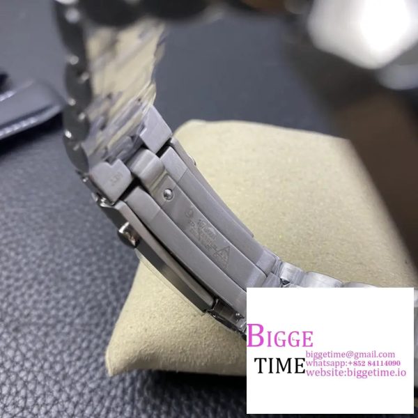 Planet Ocean Professional Ceramic Bezel 42mm 1:1 VSF Best Edition Silver Markers on SS Bracelet A8500 - Image 8