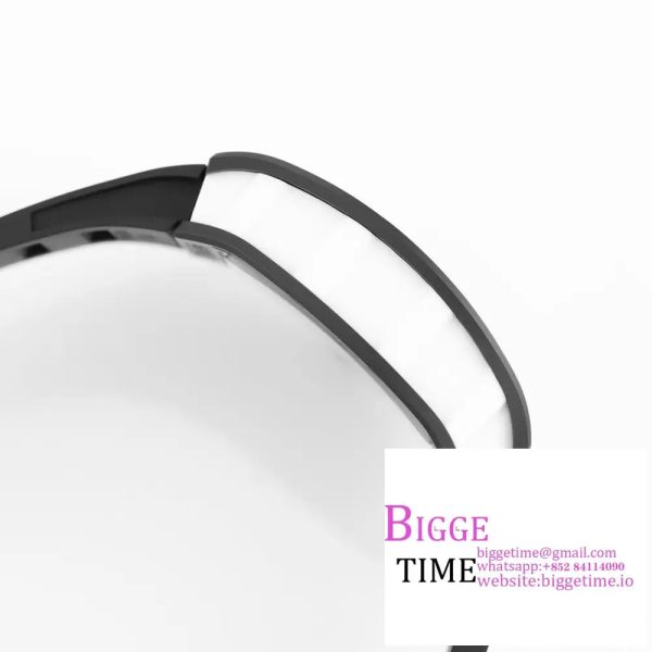 RM055 Black Ceramic Skeleton Dial Black Crown Black Rubber Strap KVF NH05 - Image 9
