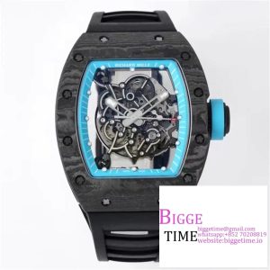 RM055 "Yas Marina Circuit" Real NTPT ZF 1:1 Best Edition on Black Rubber Strap NH05A V3