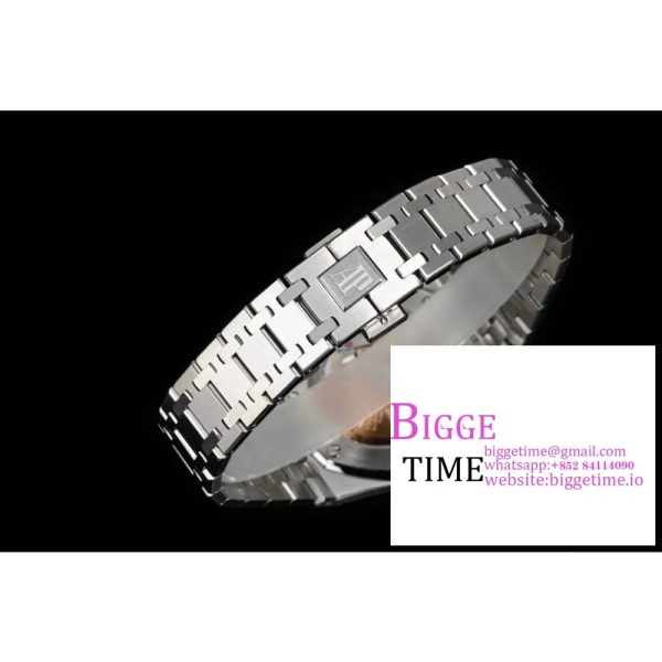 Royal Oak 37mm 15450 SS APSF 1:1 Best Edition Gray Textured Dial on SS Bracelet A3120 - Image 8