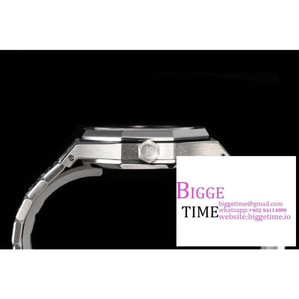 Royal Oak 37mm 15450 SS APSF 1:1 Best Edition Gray Textured Dial on SS Bracelet A3120 - Image 7