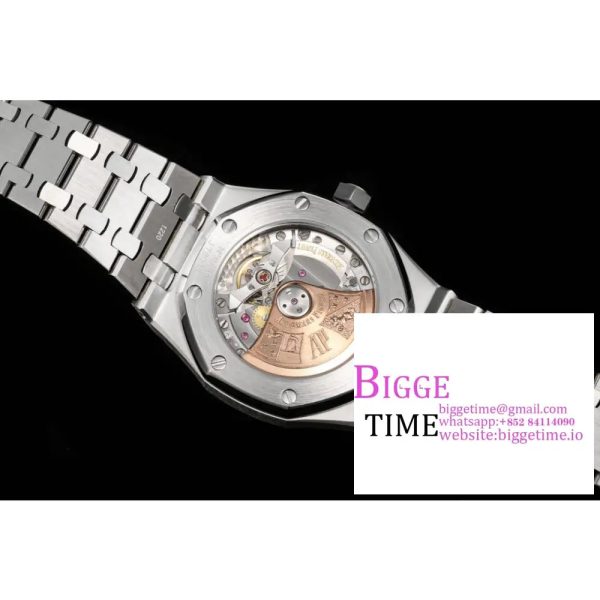 Royal Oak 37mm 15450 SS APSF 1:1 Best Edition Gray Textured Dial on SS Bracelet A3120 - Image 9