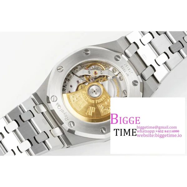 Royal Oak 37mm 15450 SS ZF 1:1 Best Edition Gray Textured Dial on SS Bracelet SA3120 - Image 8