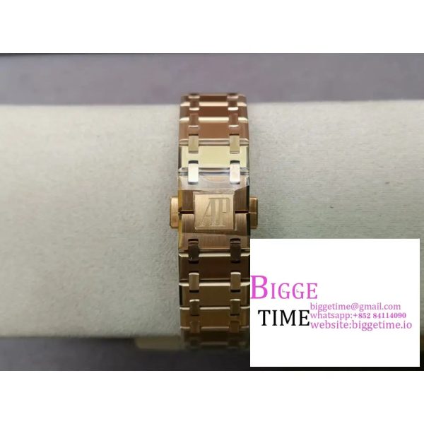 Royal Oak 39mm 15202 RG ZF 1:1 Best Edition Blue Textured Dial on RG Bracelet A2121 - Image 8