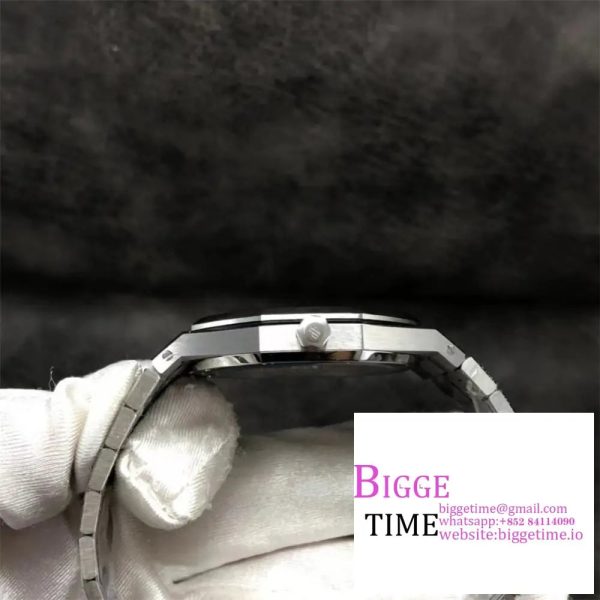 Royal Oak 39mm 15202BC SS XF 1:1 Best Edition Yellow Textured Dial on SS Bracelet A2121 V2 - Image 6