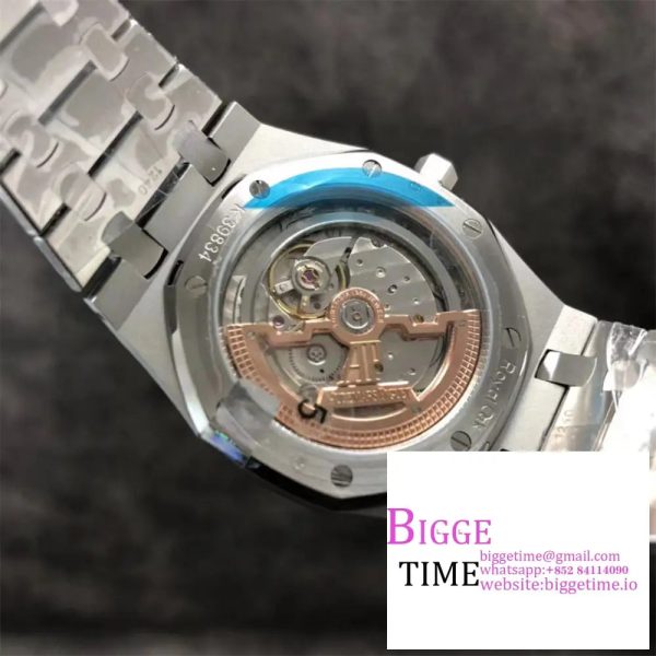 Royal Oak 39mm 15202BC SS XF 1:1 Best Edition Yellow Textured Dial on SS Bracelet A2121 V2 - Image 9