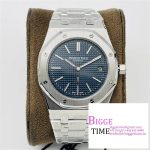 Royal Oak 39mm 16202 "50th Anniversary" SS ZF 1:1 Best Edition Blue Textured Dial on SS Bracelet A7121