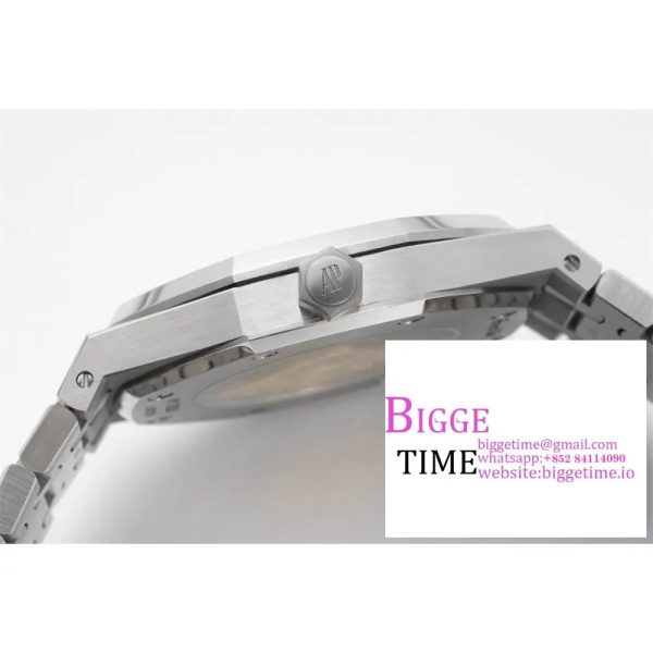 Royal Oak 41mm 1017 ALYX 9SM SS APSF Best Edition Silver Dial on SS Bracelet SA3120 - Image 6