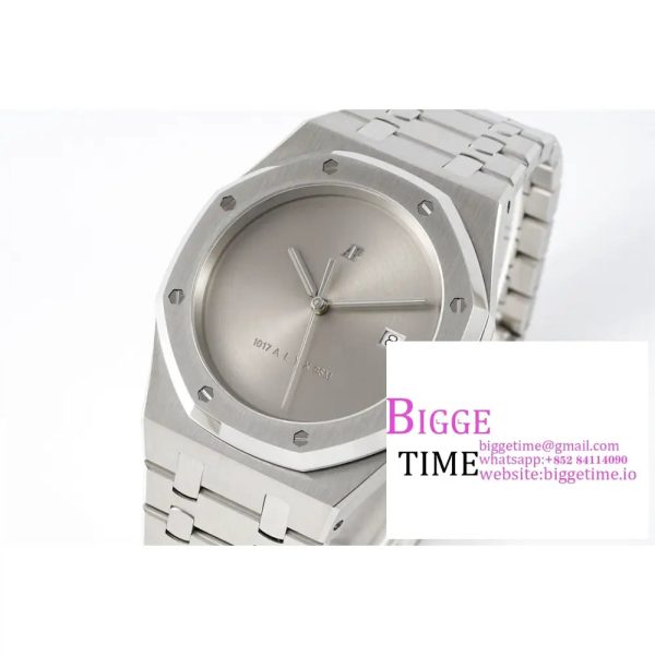 Royal Oak 41mm 1017 ALYX 9SM SS APSF Best Edition Silver Dial on SS Bracelet SA3120 - Image 3