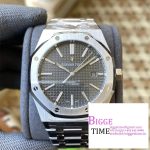 Royal Oak 41mm 15400 SS APSF 1:1 Best Edition Gray Textured Dial on SS Bracelet A3120