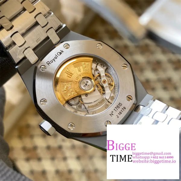 Royal Oak 41mm 15400 SS APSF 1:1 Best Edition White Textured Dial on SS Bracelet A3120 - Image 9