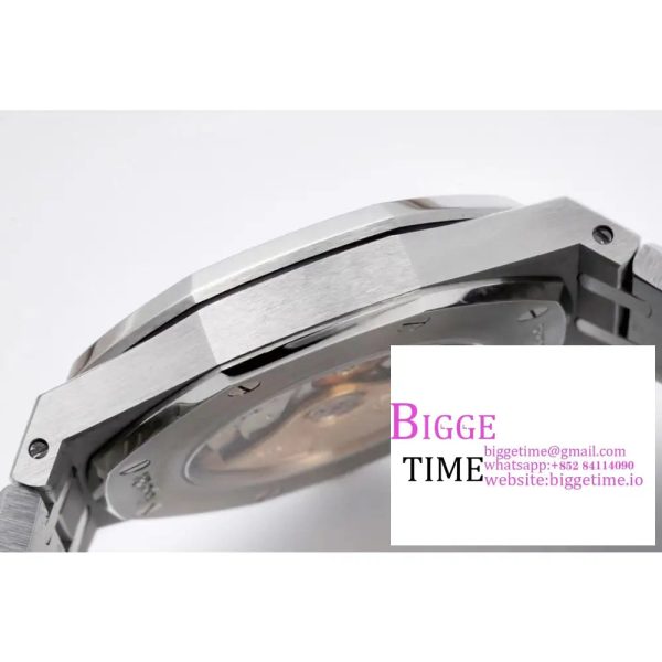 Royal Oak 41mm 15400 SS ZF 1:1 Best Edition Black Textured Dial on SS Bracelet A3120 (Free Box) - Image 5