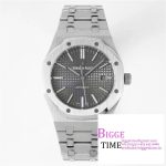 Royal Oak 41mm 15500 SS APSF 1:1 Best Edition Gray Textured Dial on SS Bracelet A4302