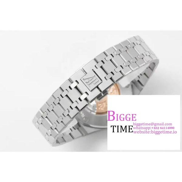 Royal Oak 41mm 15500 SS APSF 1:1 Best Edition Gray Textured Dial on SS Bracelet A4302 - Image 8