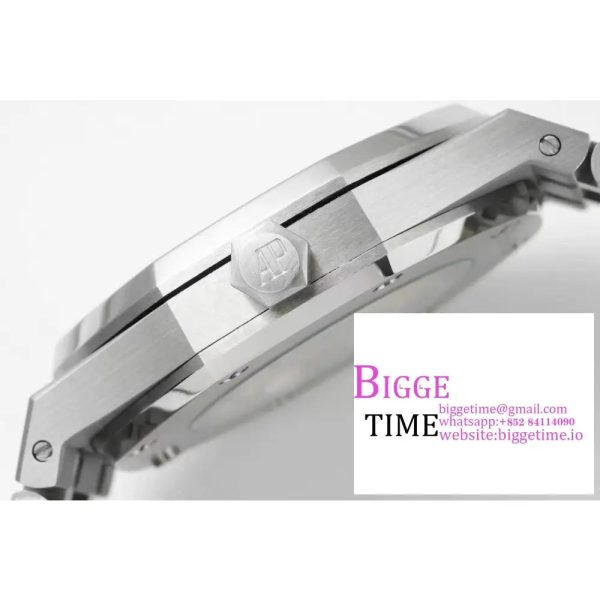 Royal Oak 41mm 15500 SS APSF 1:1 Best Edition Gray Textured Dial on SS Bracelet A4302 - Image 7