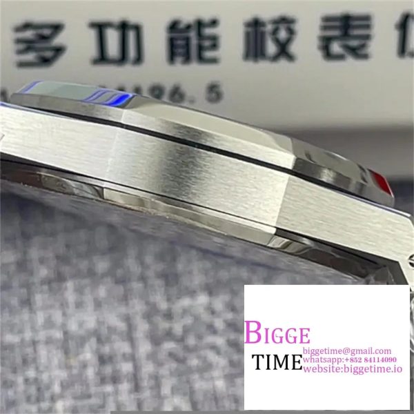 Royal Oak 41mm 15500 SS ZF 1:1 Best Edition White Textured Dial on SS Bracelet A4302 - Image 4
