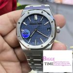 Royal Oak 41mm 15510 "50th Anniversary" SS APSF 1:1 Best Edition Blue Dial on SS Bracelet SA4302