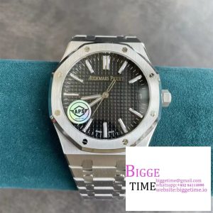 Royal Oak 41mm 15510 "50th Anniversary" SS APSF 1:1 Best Edition Gray Dial on SS Bracelet SA4302