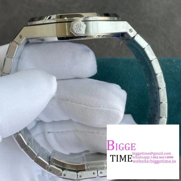 Royal Oak 41mm 15510 "50th Anniversary" SS APSF 1:1 Best Edition Green Dial on SS Bracelet SA4302 - Image 8