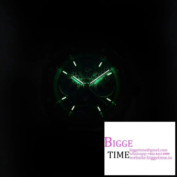 Royal Oak 41mm Complicated 26574 SS BBRF1:1 Best Edition Green Dial on SS Bracelet A5134 - Image 9