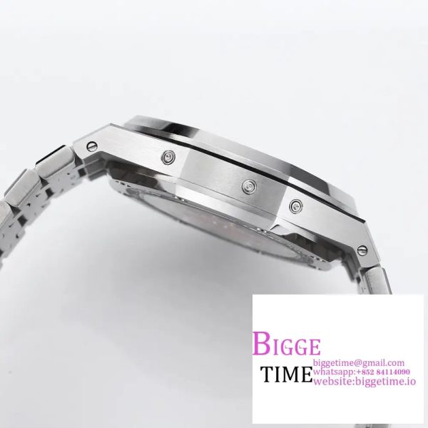 Royal Oak 41mm Complicated 26574 SS BBRF1:1 Best Edition Ice Blue Dial on SS Bracelet A5134 - Image 5