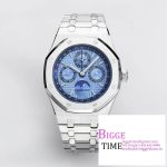 Royal Oak 41mm Complicated 26574 SS BBRF1:1 Best Edition Ice Blue Dial on SS Bracelet A5134